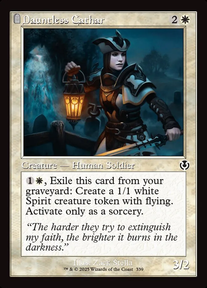 2025 Innistrad Remastered Dauntless Cathar #339 common card image