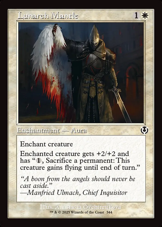 2025 Innistrad Remastered Lunarch Mantle #344 common card image