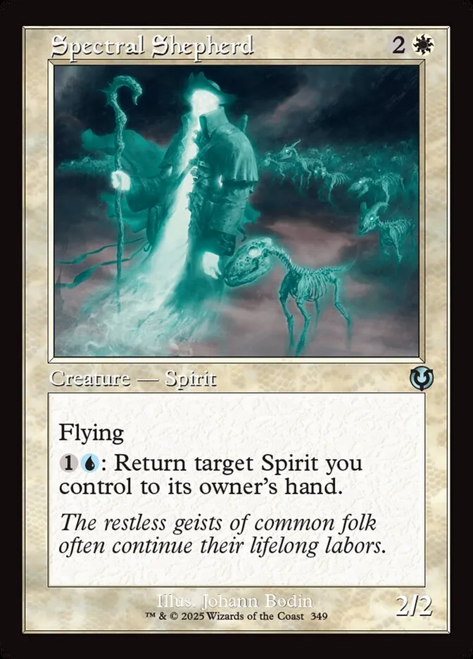 2025 Innistrad Remastered Spectral Shepherd #349 uncommon card image