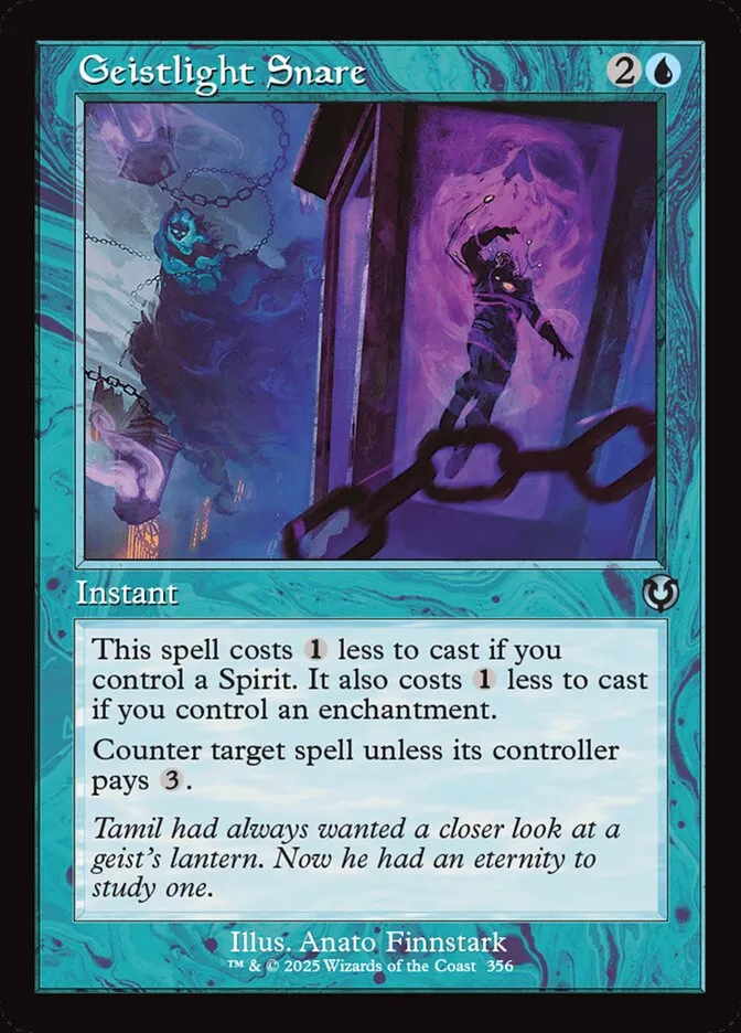 2025 Innistrad Remastered Geistlight Snare #356 uncommon card image
