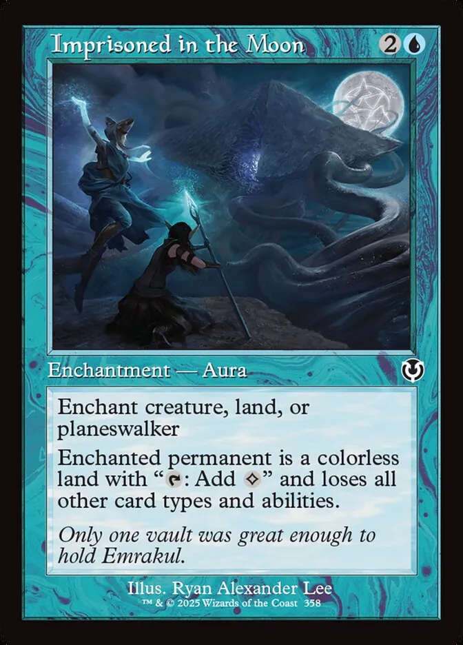 2025 Innistrad Remastered Imprisoned in the Moon #358 common card image