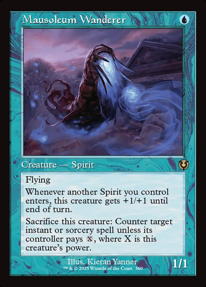 2025 Innistrad Remastered Mausoleum Wanderer #360 rare card image