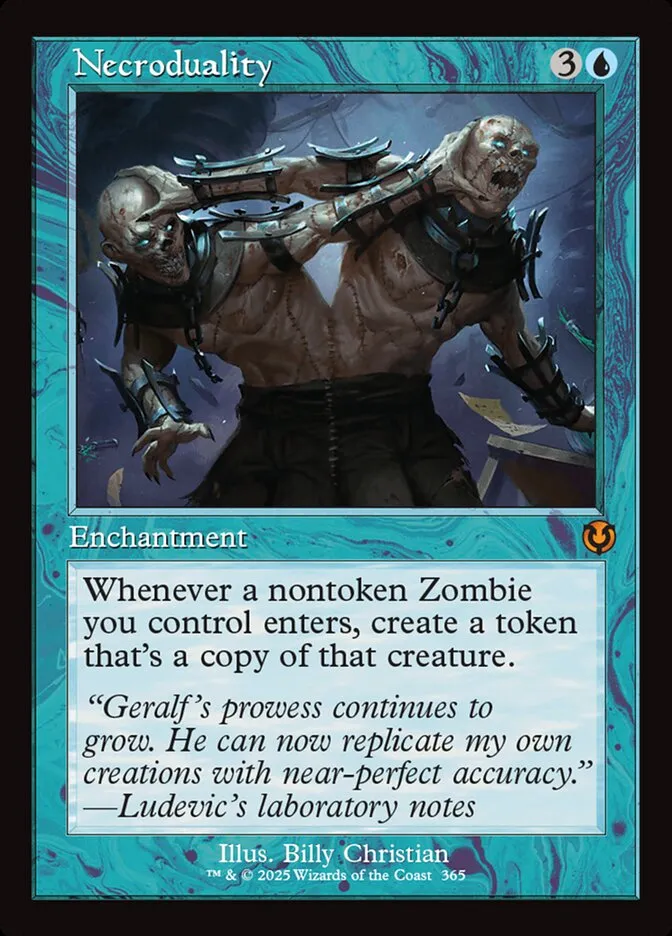 2025 Innistrad Remastered Necroduality #365 mythic card image