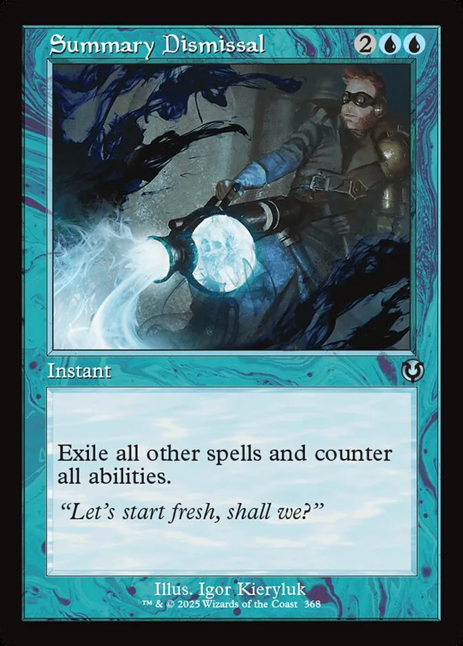 2025 Innistrad Remastered Summary Dismissal #368 uncommon card image
