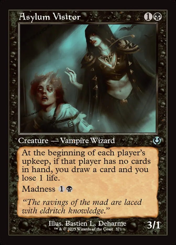 2025 Innistrad Remastered Asylum Visitor #371 uncommon card image