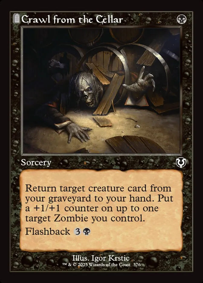 2025 Innistrad Remastered Crawl from the Cellar #376 common card image