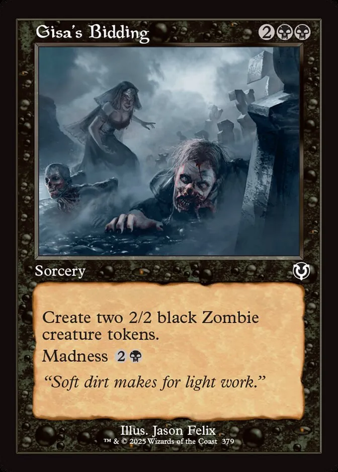 2025 Innistrad Remastered Gisa's Bidding #379 common card image