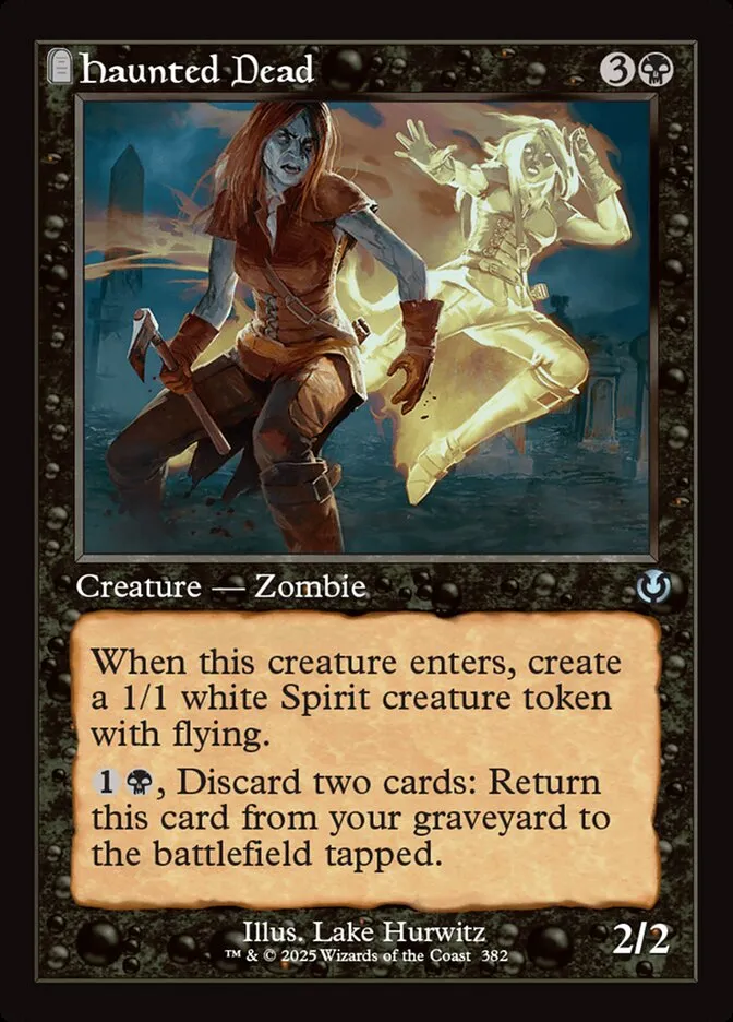 2025 Innistrad Remastered Haunted Dead #382 uncommon card image