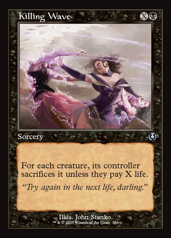2025 Innistrad Remastered Killing Wave #386 uncommon card image