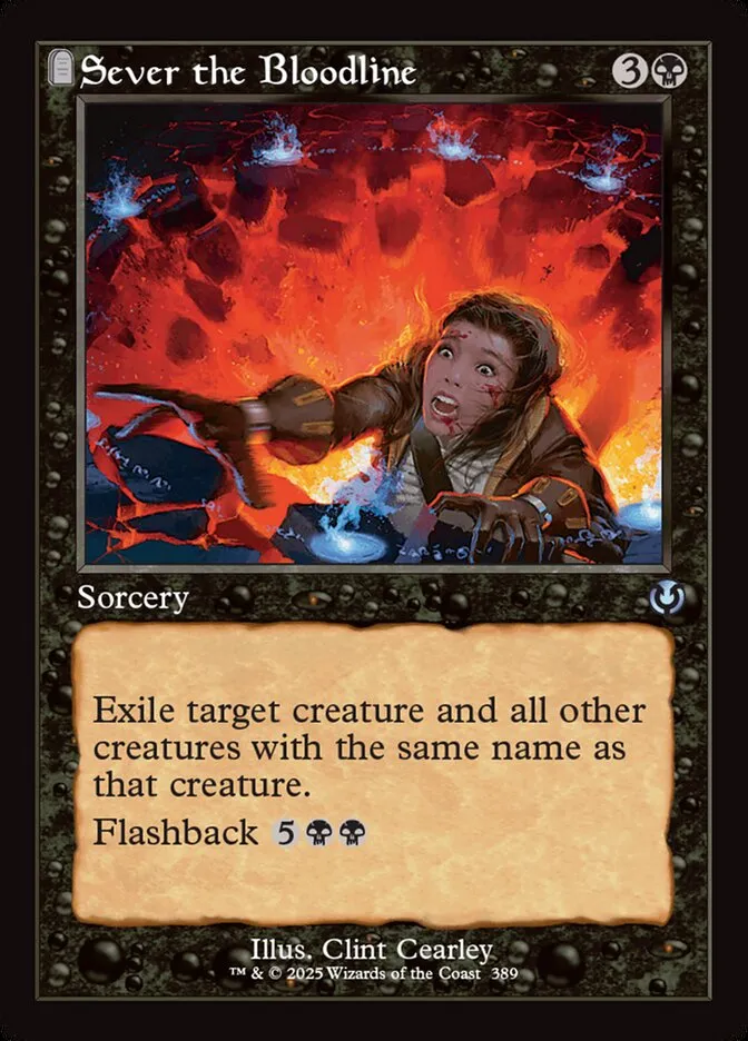 2025 Innistrad Remastered Sever the Bloodline #389 uncommon card image
