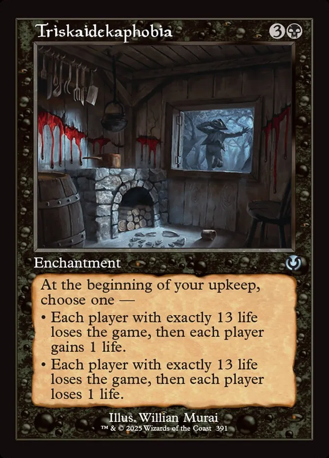 2025 Innistrad Remastered Triskaidekaphobia [Foil] uncommon #391 uncommon card image
