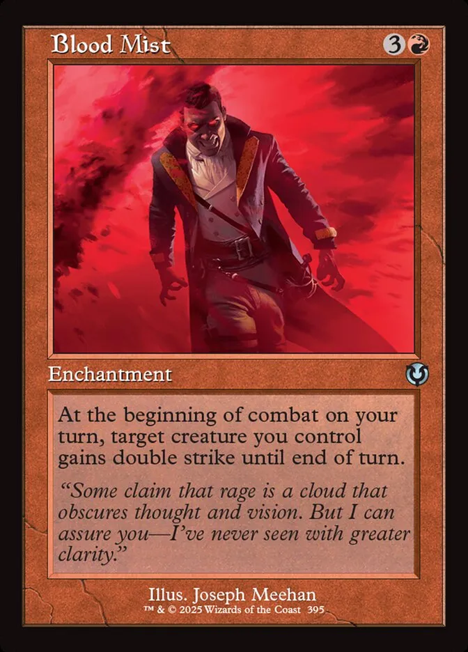 2025 Innistrad Remastered Blood Mist #395 uncommon card image