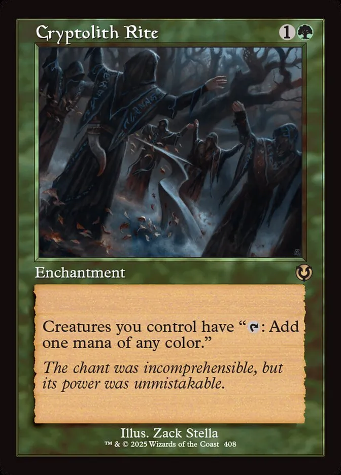 2025 Innistrad Remastered Cryptolith Rite #408 rare card image