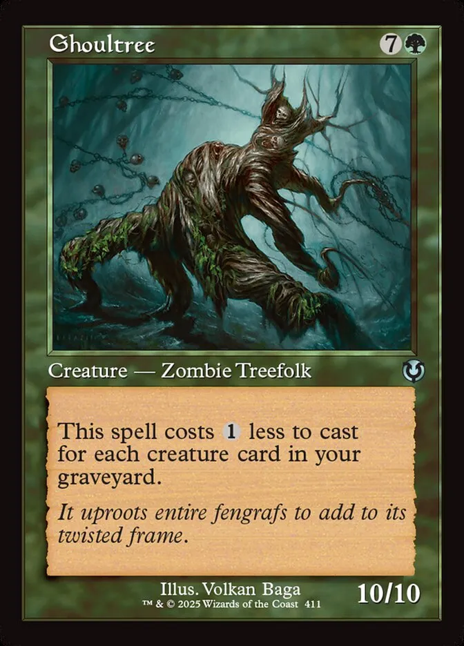 2025 Innistrad Remastered Ghoultree #411 uncommon card image