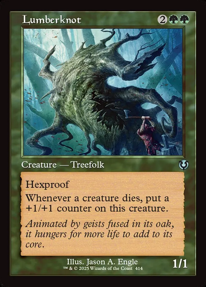 2025 Innistrad Remastered Lumberknot #414 uncommon card image