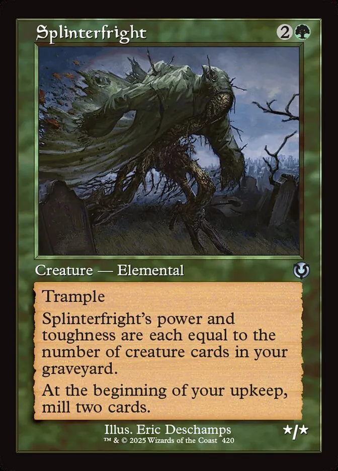 2025 Innistrad Remastered Splinterfright uncommon #420 uncommon card image