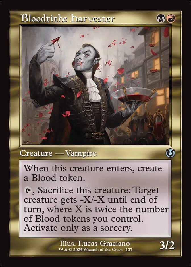 2025 Innistrad Remastered Bloodtithe Harvester #427 uncommon card image