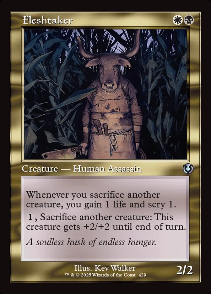 2025 Innistrad Remastered Fleshtaker #429 uncommon card image
