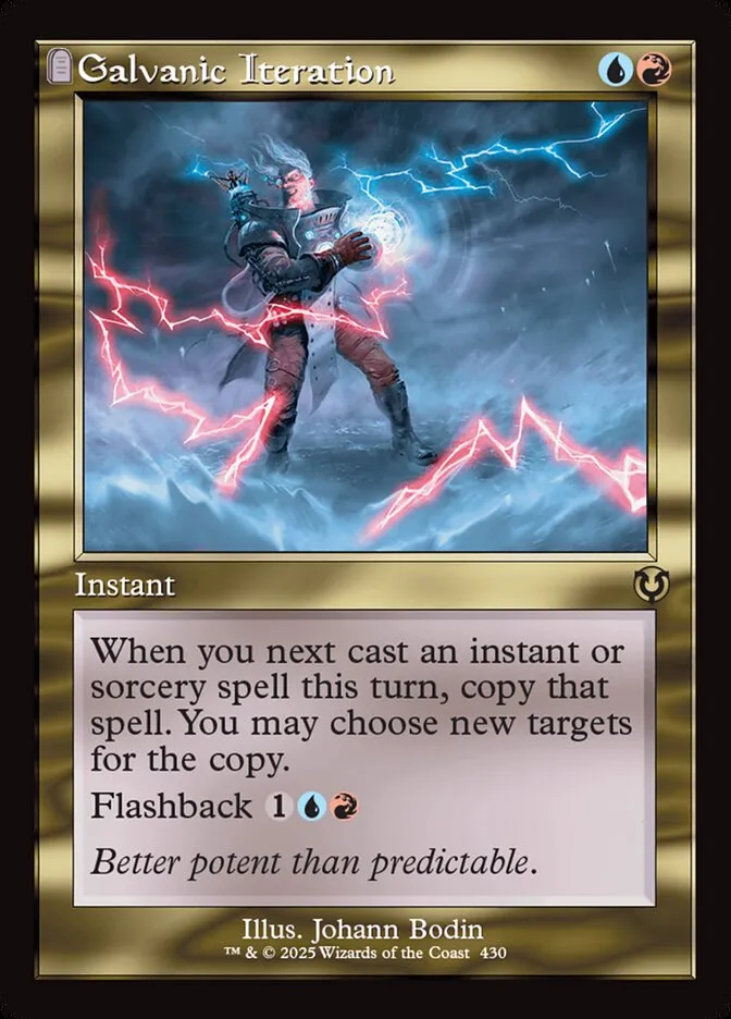 2025 Innistrad Remastered Galvanic Iteration #430 rare card image