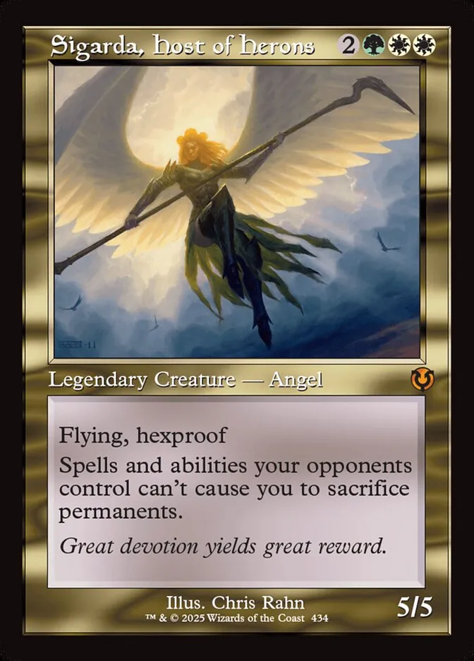 2025 Innistrad Remastered Sigarda, Host of Herons #434 mythic card image