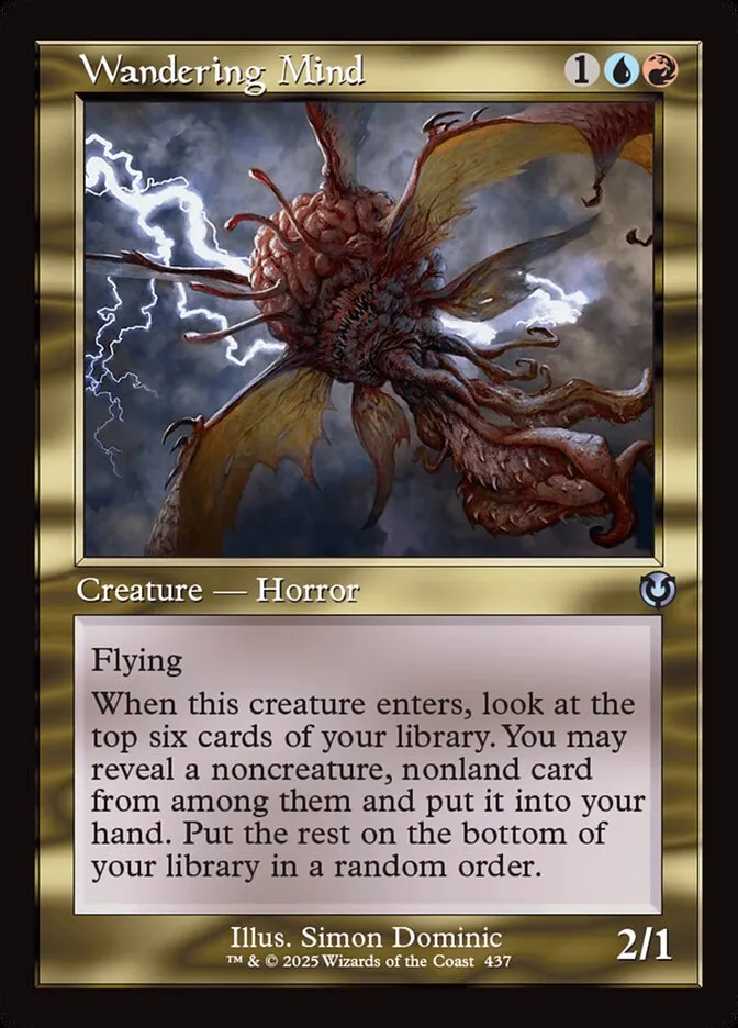 2025 Innistrad Remastered Wandering Mind #437 uncommon card image