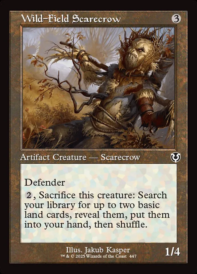 2025 Innistrad Remastered Wild-Field Scarecrow #447 common card image