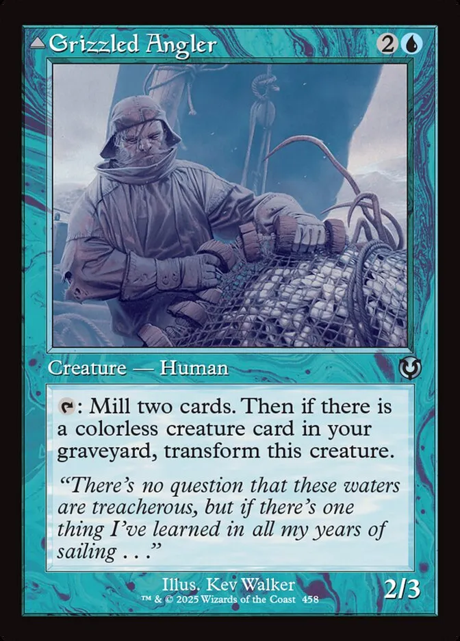 2025 Innistrad Remastered Grizzled Angler // Grisly Anglerfish #458 uncommon card image