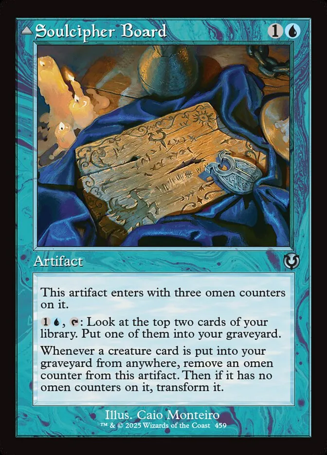 2025 Innistrad Remastered Soulcipher Board // Cipherbound Spirit #459 uncommon card image