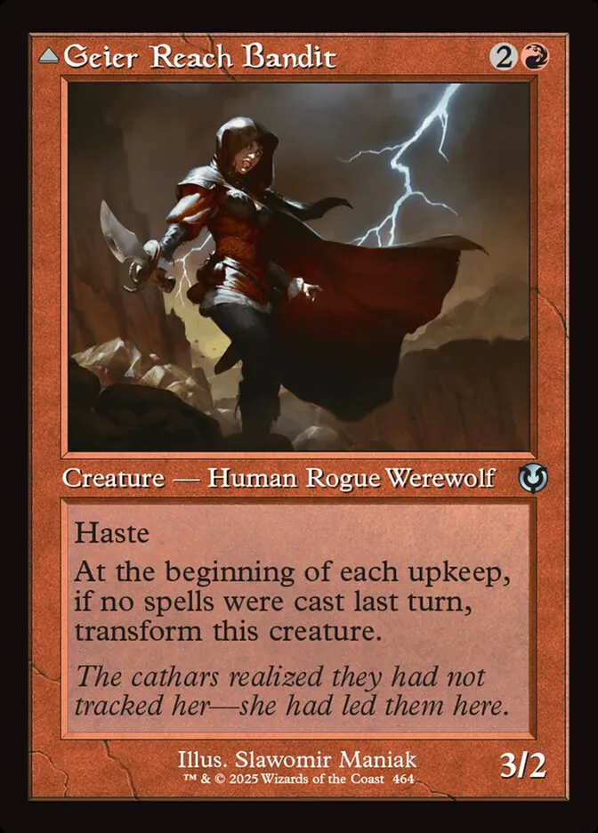 2025 Innistrad Remastered Geier Reach Bandit // Vildin-Pack Alpha #464 uncommon card image