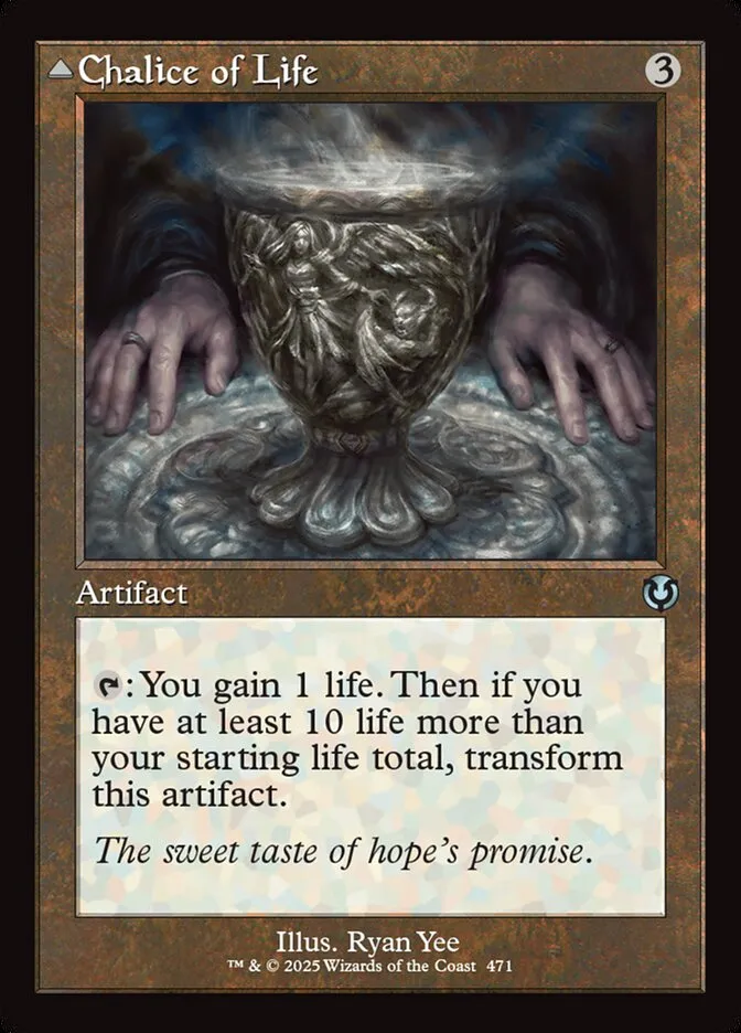 2025 Innistrad Remastered Chalice of Life // Chalice of Death #471 uncommon card image