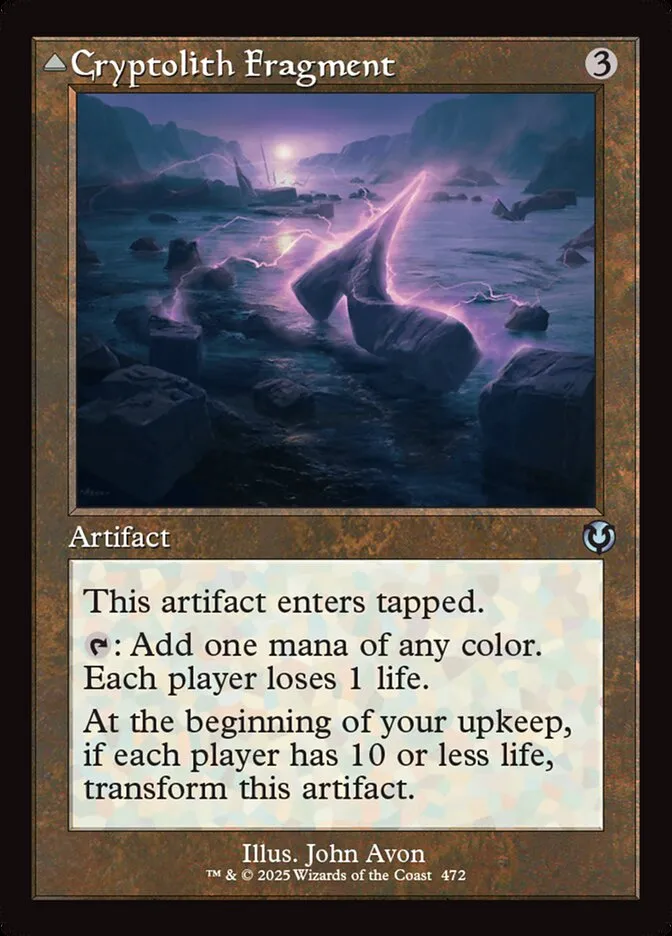 2025 Innistrad Remastered Cryptolith Fragment // Aurora of Emrakul #472 uncommon card image