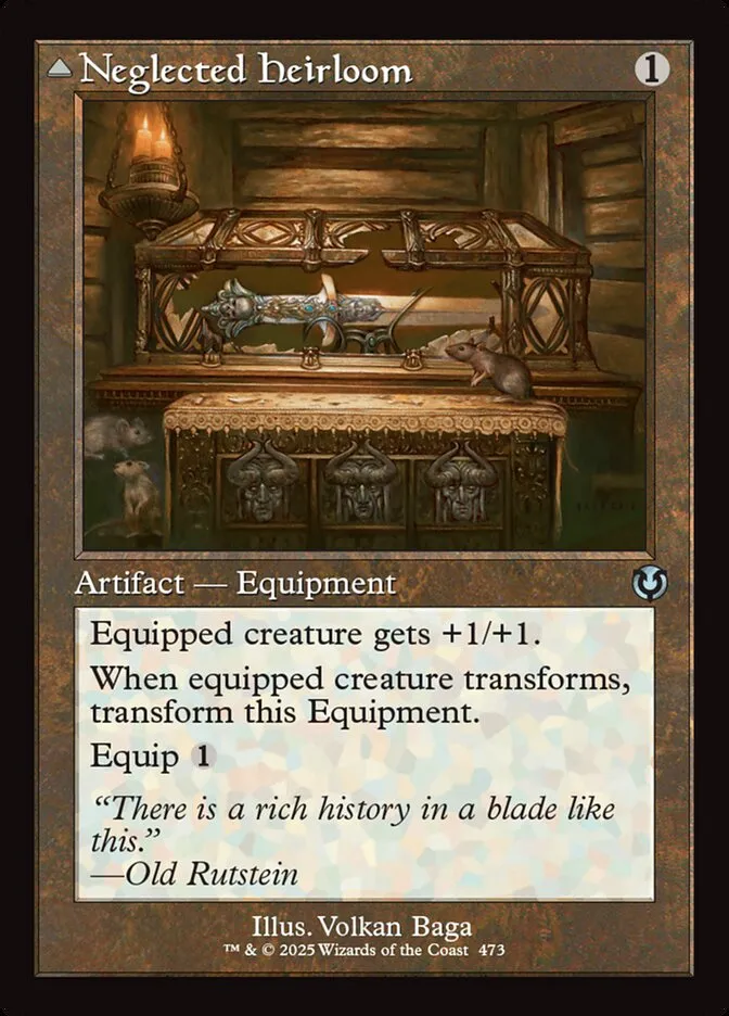 2025 Innistrad Remastered Neglected Heirloom // Ashmouth Blade #473 uncommon card image
