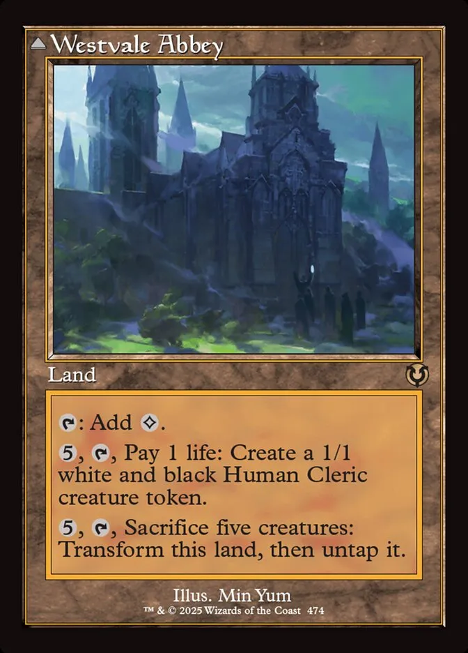 2025 Innistrad Remastered Westvale Abbey // Ormendahl, Profane Prince #474 rare card image