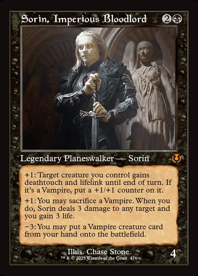 2025 Innistrad Remastered Sorin, Imperious Bloodlord #476 mythic card image