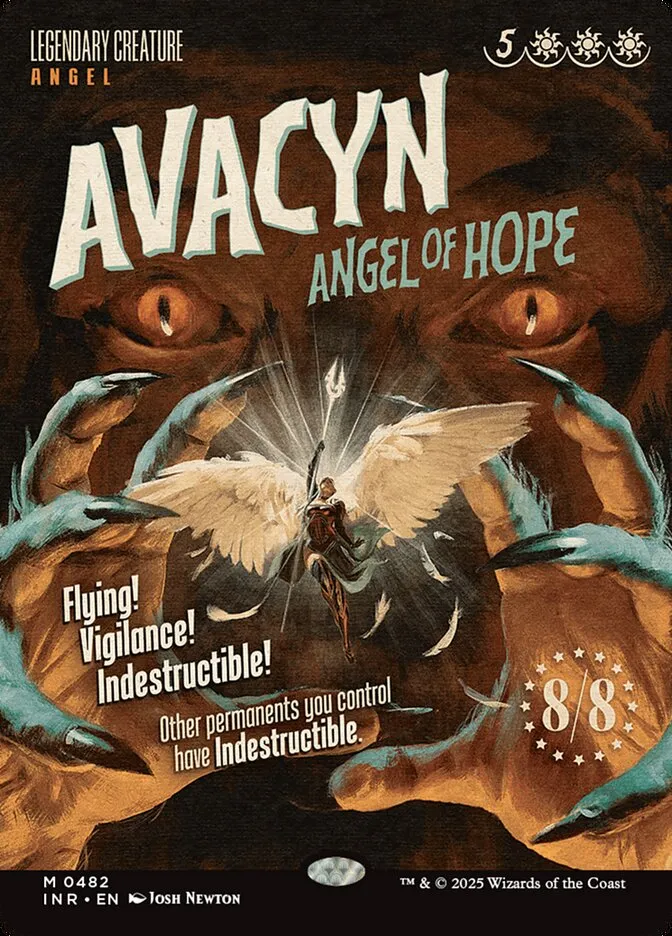 2025 Innistrad Remastered Avacyn, Angel of Hope mythic #482 mythic card image