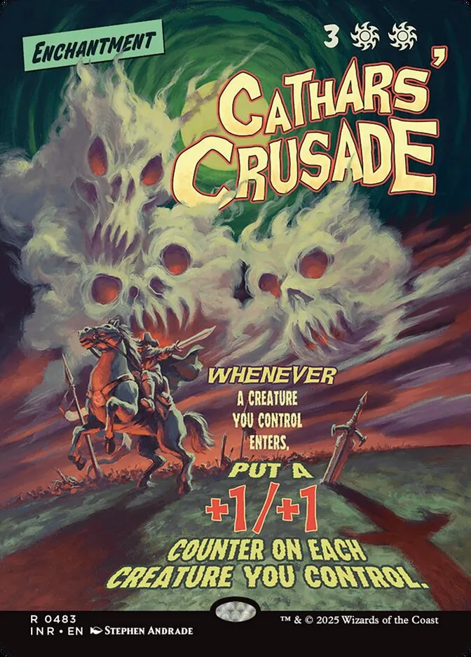 2025 Innistrad Remastered Cathars' Crusade [Showcase Foil] rare #483 rare card image
