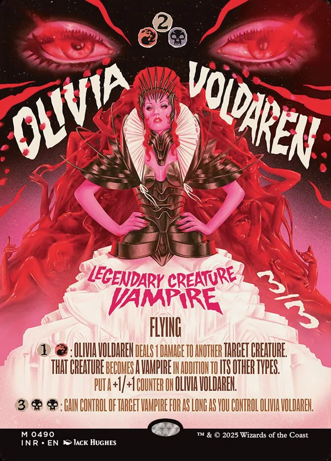 2025 Innistrad Remastered Olivia Voldaren mythic #490 mythic card image