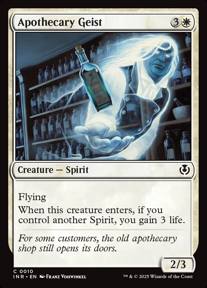 2025 Innistrad Remastered Apothecary Geist common #10 common card image