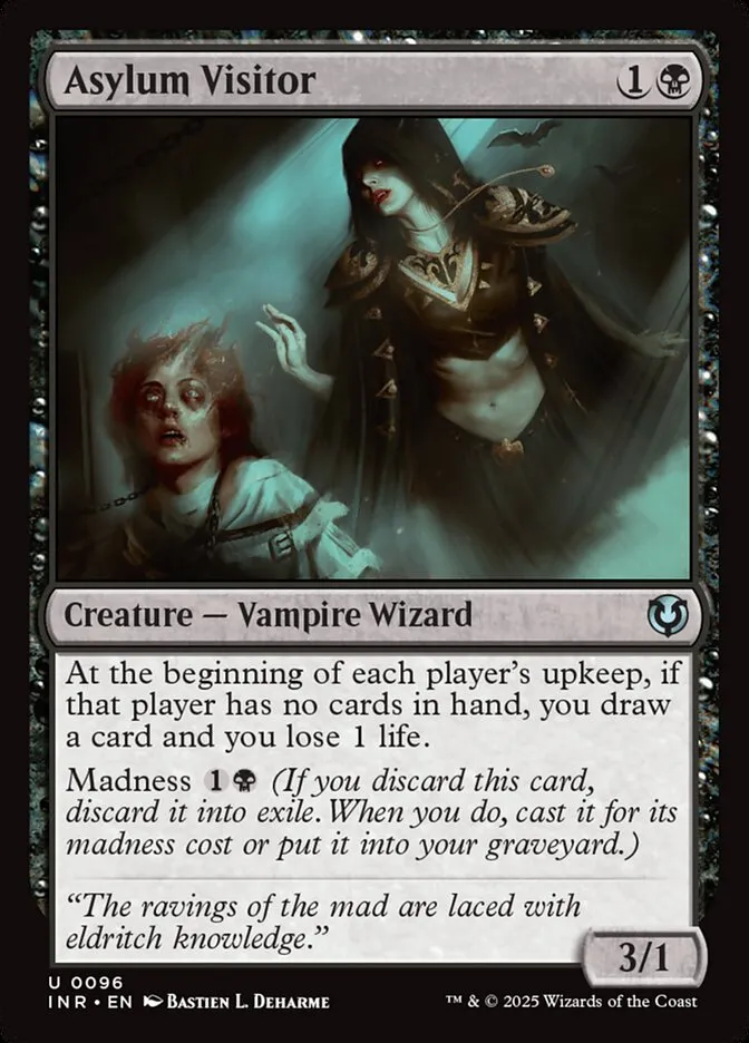 2025 Innistrad Remastered Asylum Visitor #96 uncommon card image