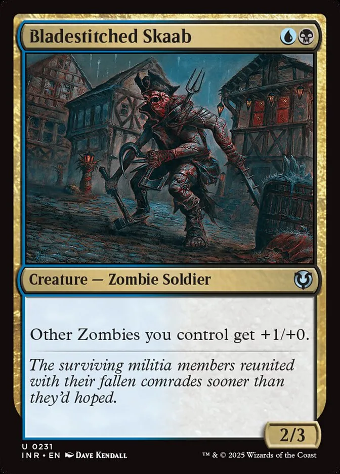 2025 Innistrad Remastered Bladestitched Skaab #231 uncommon card image