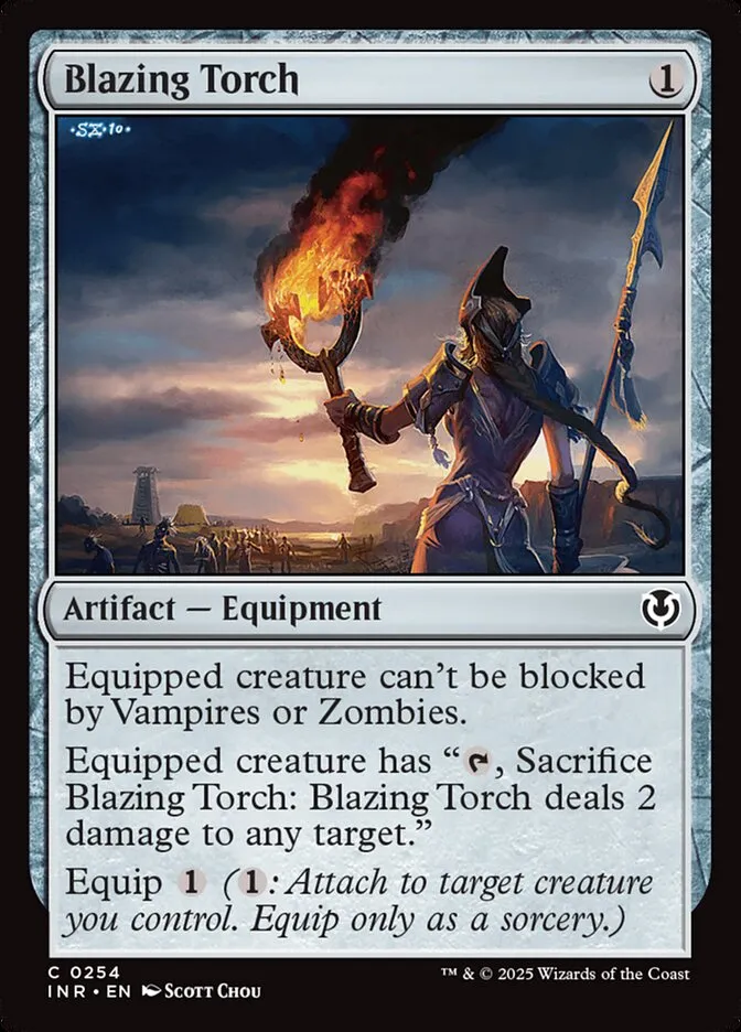 2025 Innistrad Remastered Blazing Torch #254 common card image