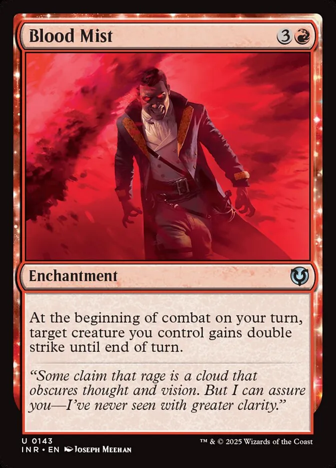 2025 Innistrad Remastered Blood Mist #143 uncommon card image