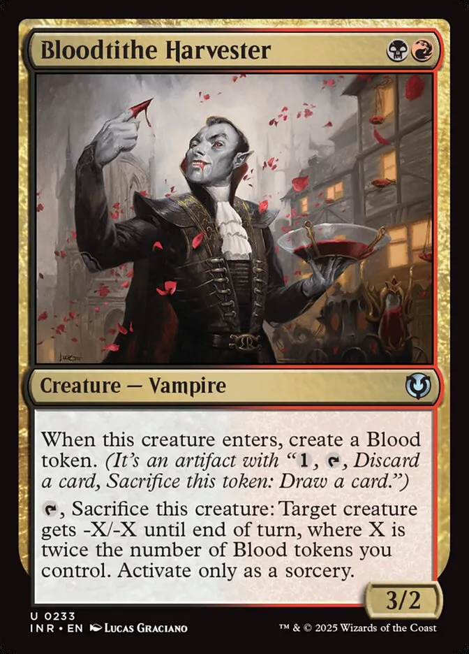 2025 Innistrad Remastered Bloodtithe Harvester uncommon #233 uncommon card image