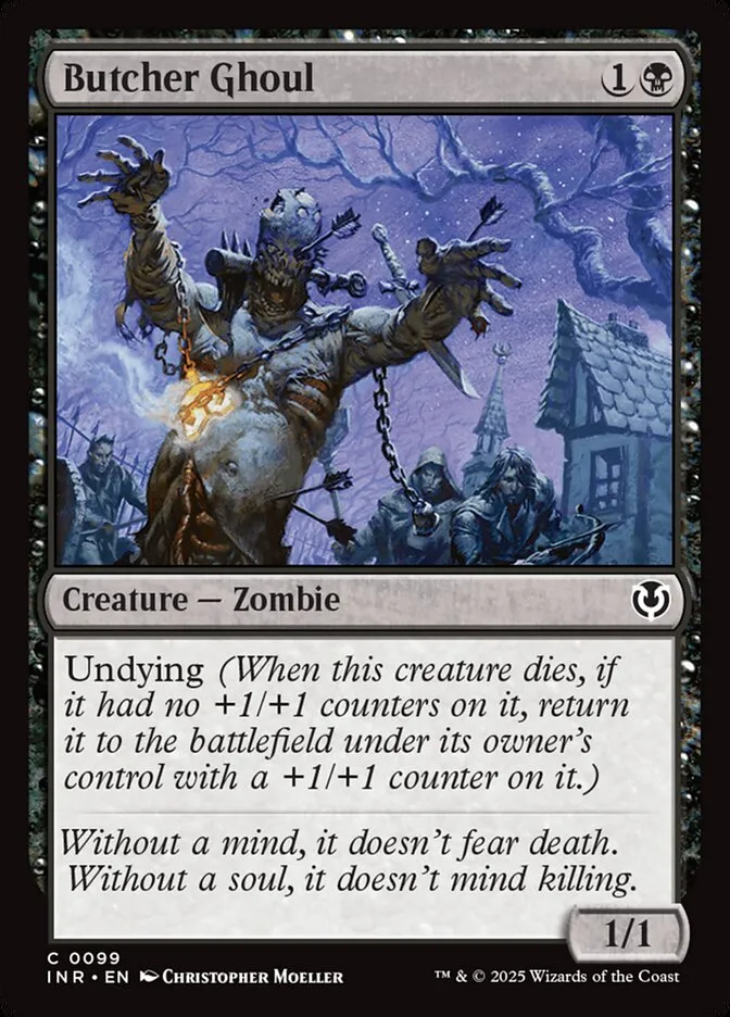 2025 Innistrad Remastered Butcher Ghoul #99 common card image