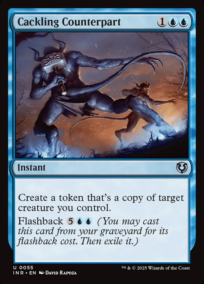 2025 Innistrad Remastered Cackling Counterpart #55 uncommon card image