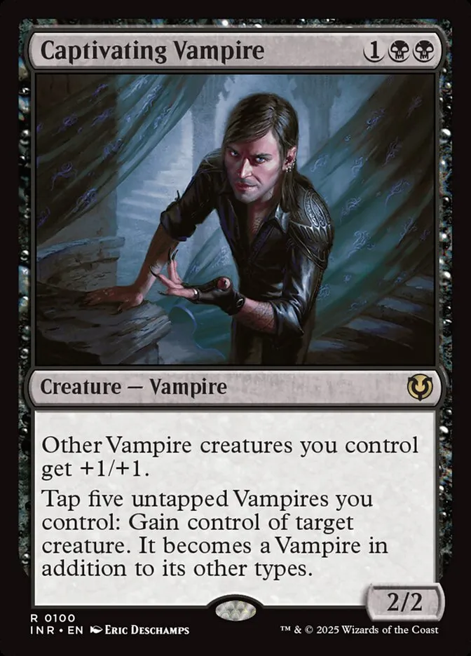 2025 Innistrad Remastered Captivating Vampire rare #100 rare card image