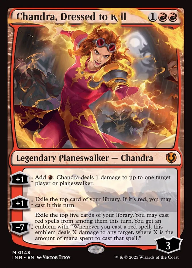 2025 Innistrad Remastered Chandra, Dressed to Kill #148 mythic card image