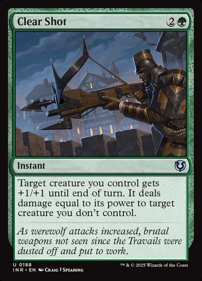 2025 Innistrad Remastered Clear Shot #188 uncommon card image