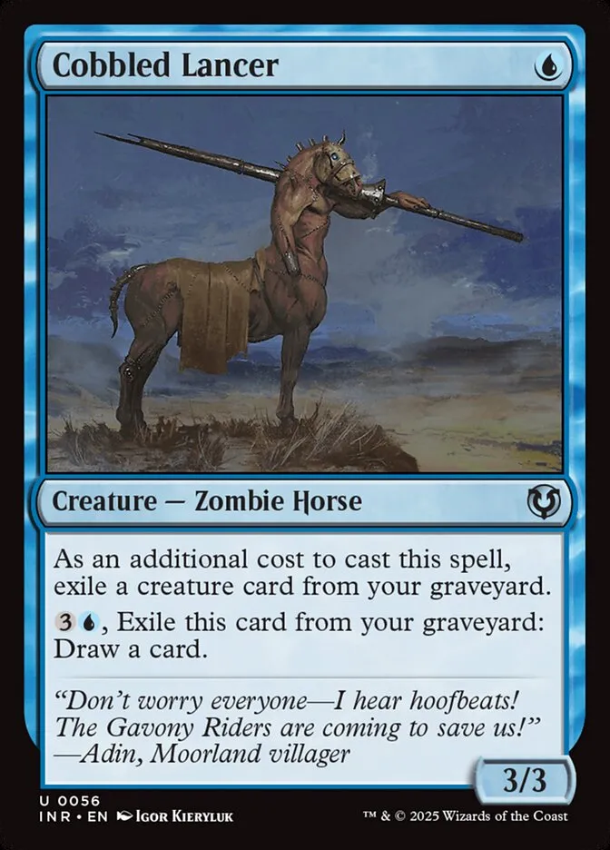 2025 Innistrad Remastered Cobbled Lancer #56 uncommon card image