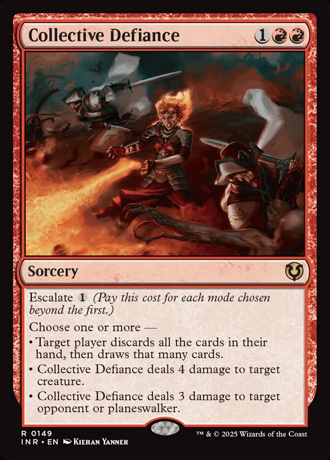 2025 Innistrad Remastered Collective Defiance #149 rare card image